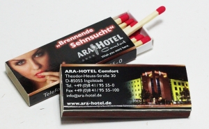 ARA Hotel Comfort, Zündhölzer