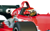 3D Visualisierung eines Dallara Formel 3 Rennwagens, 3D, OBERHOFER, Visualisierung